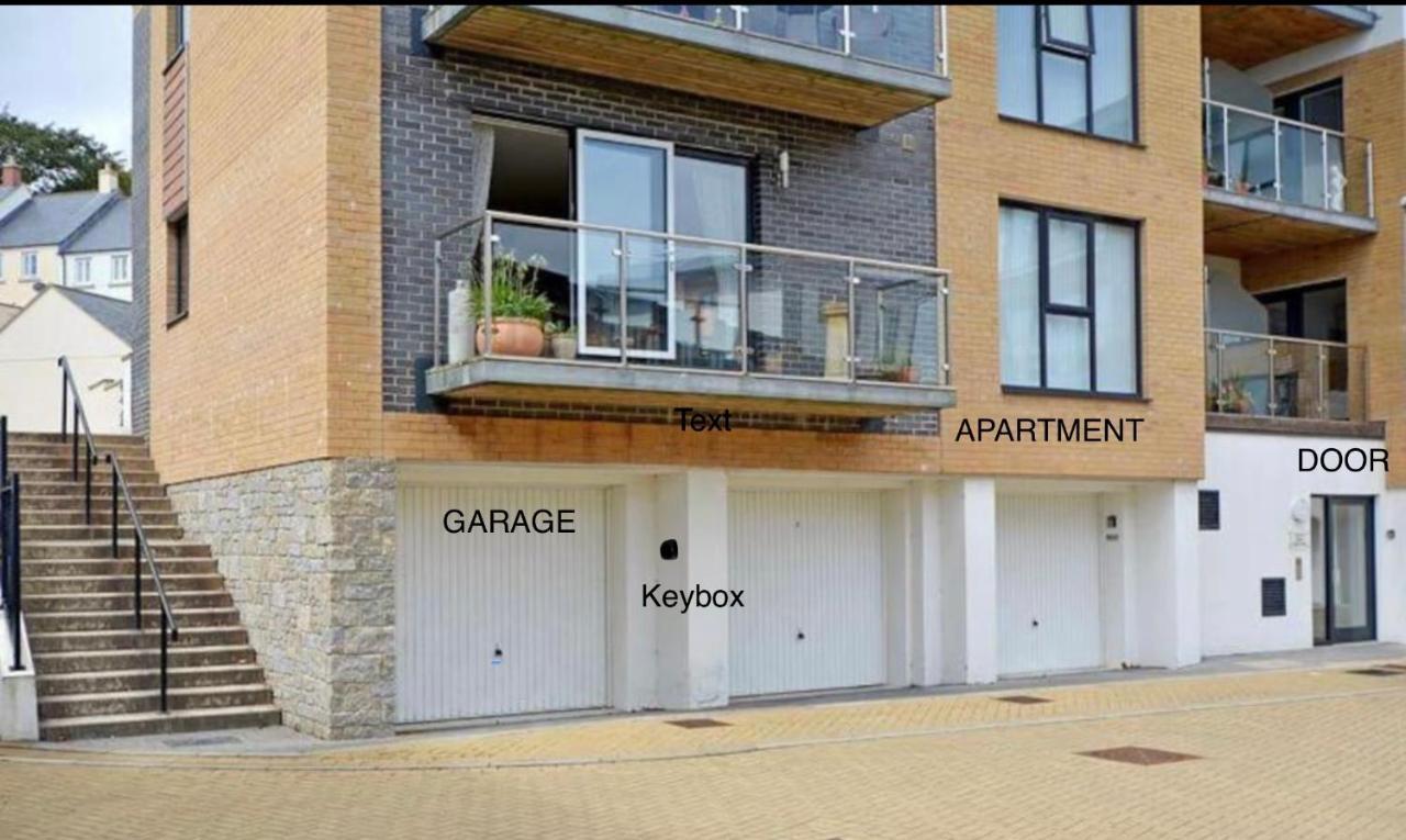 Stunning Apartment, Balconies, Private Beach, Coast Path تشارلزتاون المظهر الخارجي الصورة